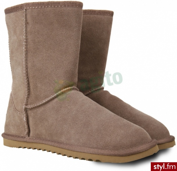 UKALA BY E Kozaki bondi low taupe beżowe 174168 - Kozaki Buty Moda