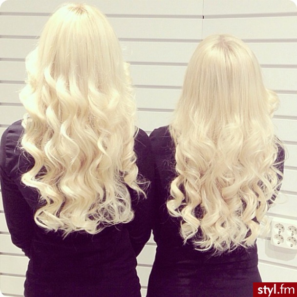 Blond Rozpuszczone Kręcone Na co dzień Długie Fryzury