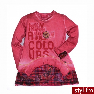 BONDI Girls Tunika bordeaux czerwony - Tuniki Ciuchy Moda