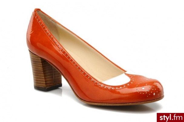 Georgia Rose CZÓŁENKA PARPINI BY GEORGIA ROSE (Pomarańczowy) - Czółenka Buty Moda