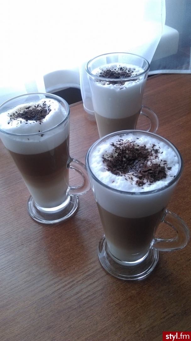 homemade latte macchiato - Kuchnia