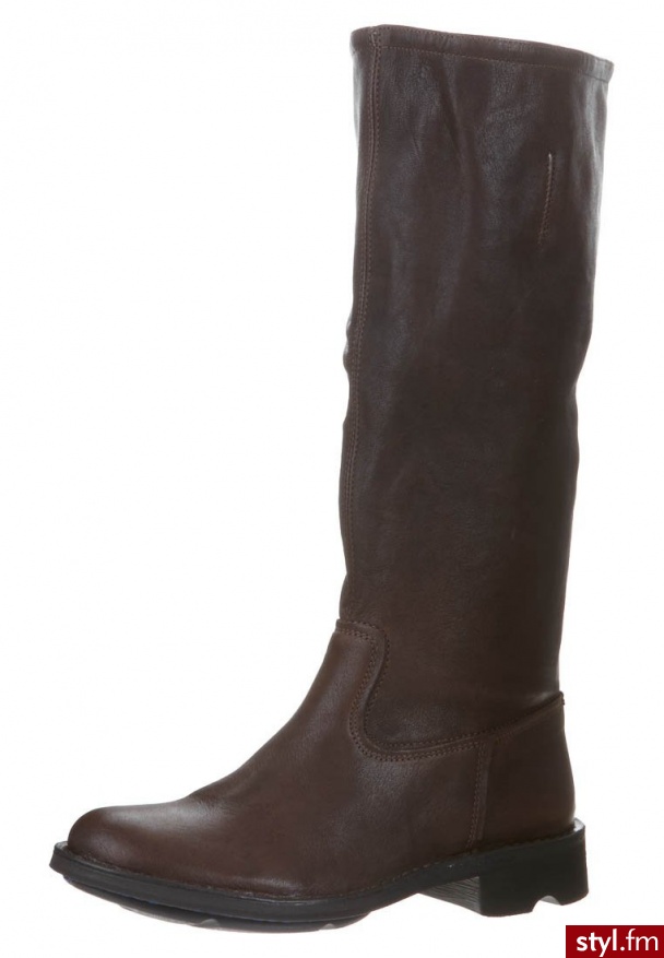 SUS Kozaki  brązowy - Kozaki Buty Moda