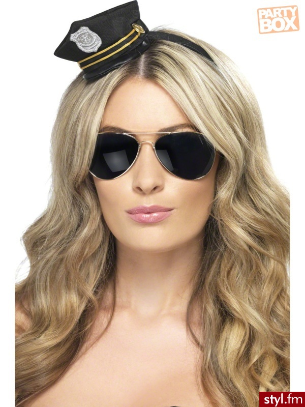 Mini czapka policjantki 22740 - Nakrycia głowy Dodatki Moda