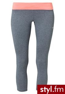 Nike Performance EPIC RUN Rajstopy szary (546667) - Leginsy Spodnie Moda