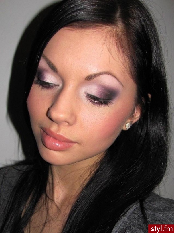 purple - Dzienne Makijaże