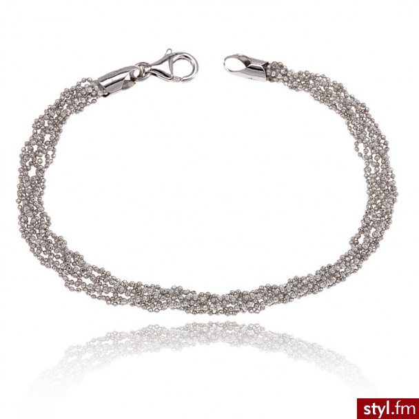 Dandelio Branoletka Srebrne Kuleczki DCI-BRA-0001 - Bransoletki Biżuteria Moda