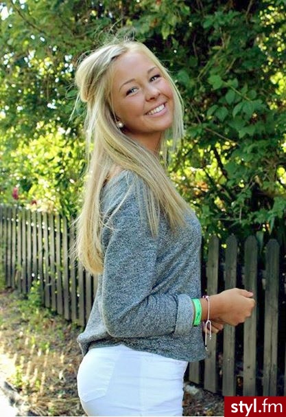 Blond Rozpuszczone Proste Na co dzień Długie Fryzury
