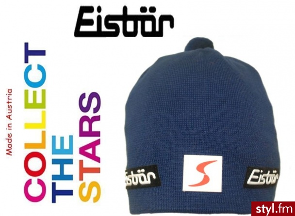 EISBAR zimowa czapka na narty ADAM MU navy - Nakrycia głowy Dodatki Moda