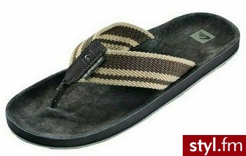 Quiksilver Japonki BAJA chocolate r.45 - Klapki Buty Moda