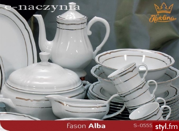 Porcelana karolina garnitur do kawy 12/27 alba s-0555/1 - Pozostałe Biżuteria Moda