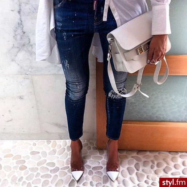 Jeansy Spodnie Moda