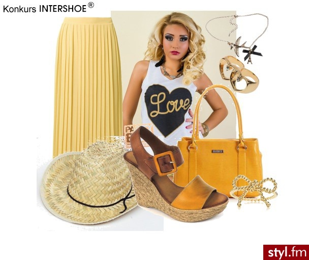 Słonecznikowy żółty zawsze mnie ożywia na cały dzień :) - Konkurs - Intershoe Styler