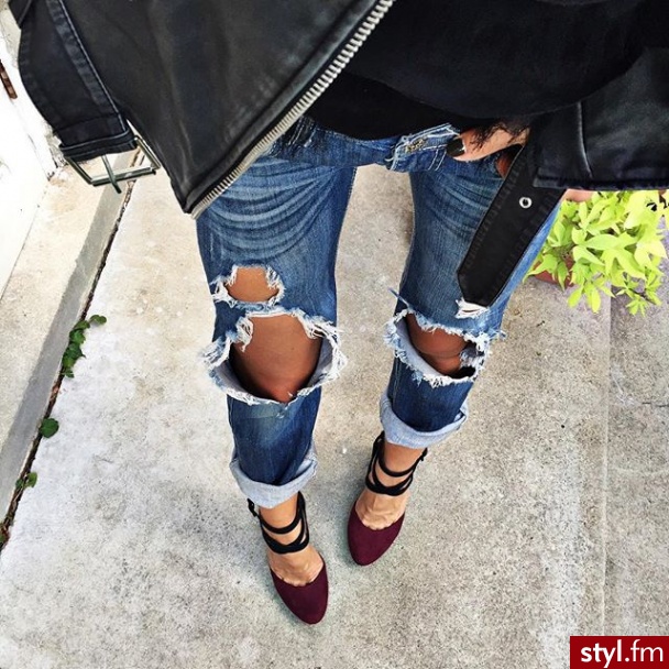 Jeansy Spodnie Moda