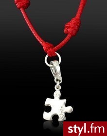 Jubiler Srebrna zawieszka do bransoletki Puzzle - Bransoletki Biżuteria Moda