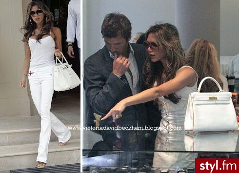 Victoria i jej torebki od Hermesa. :) Nie zdziwiłabym się, gdyby pani Beckham była największą fanką tej marki.. - Pozostałe Torebki Moda