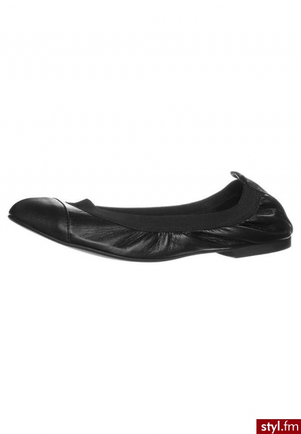 Taupage Baleriny czarny - Balerinki Buty Moda