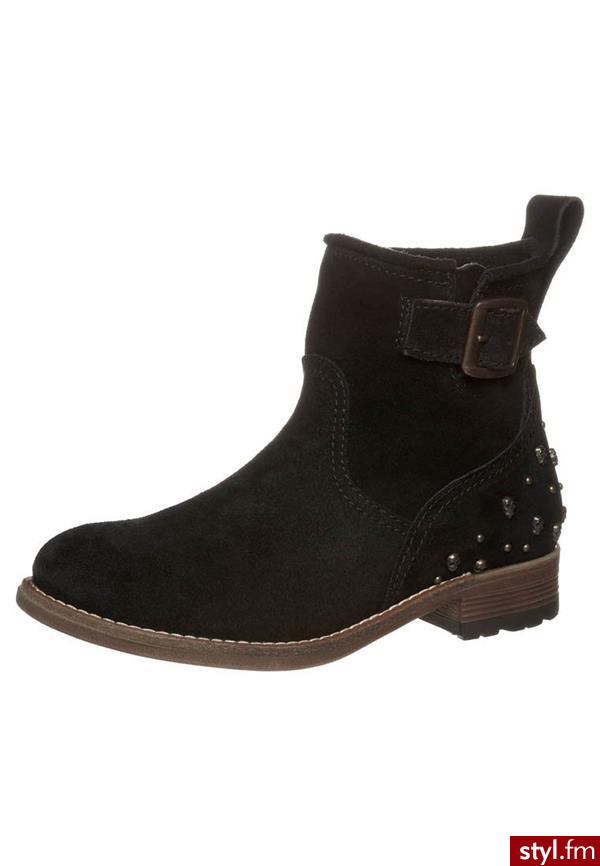 Shoot Botki kowbojki i motocyklowe czarny (SH13682) - Pozostałe Buty Moda