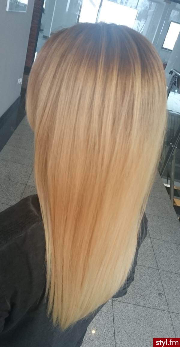 Blond Rozpuszczone Proste Na co dzień Długie Fryzury