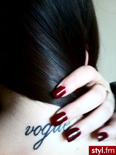 vogue - Tatuaże