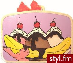 Walizeczka z rysunkiem tzw. Bananasplit - 120$ - Pozostałe Torebki Moda