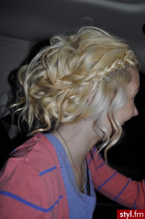 Blond Upięcie Proste Na co dzień Długie Fryzury