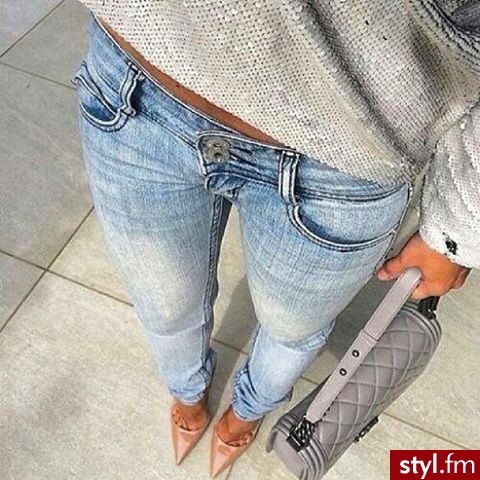 Jeansy Spodnie Moda