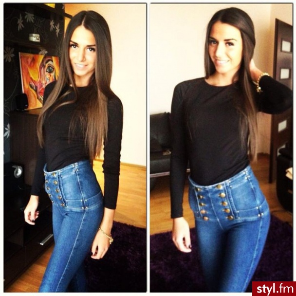 Jeansy Spodnie Moda
