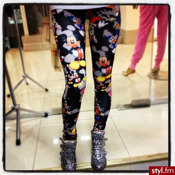 Leginsy Spodnie Moda