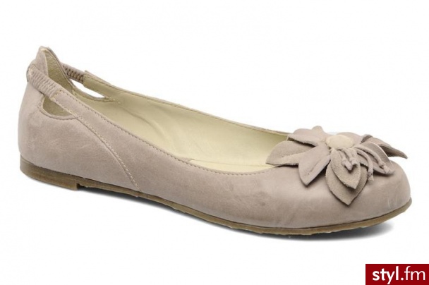 Khrio BALERINKI BELMA BY KHRIO (Beżowy) - Balerinki Buty Moda