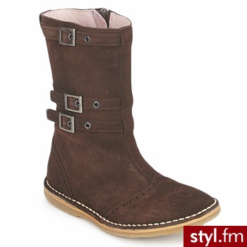 Cacharel Buty Dziecko Cassiope Ebene Kozaki - Kozaki Buty Moda