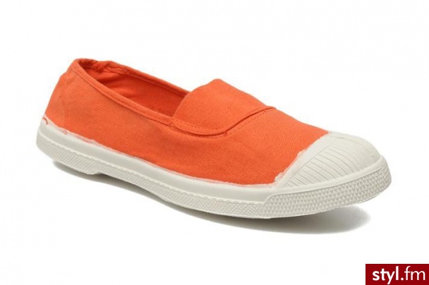 Bensimon Balerinki Tennis Elastique by (Pomarańczowy) - Balerinki Buty Moda