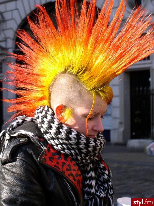 Punk Rock Alternatywne Średnie Fryzury