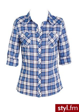 koszula w delikatną kratkę - 39.50$ - Pozostałe Ciuchy Moda