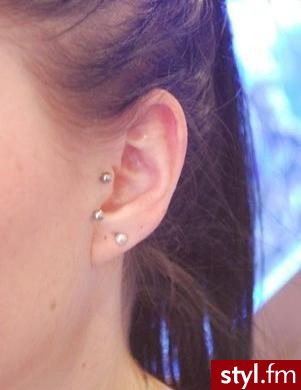 <3 vertical tragus - Modyfikacje ciała
