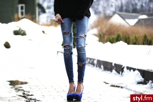Jeansy Spodnie Moda
