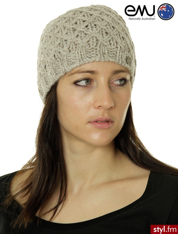 Emu SWIFTS CREEK BEANIE GREY MARLE 13310 - Emu Buty Moda