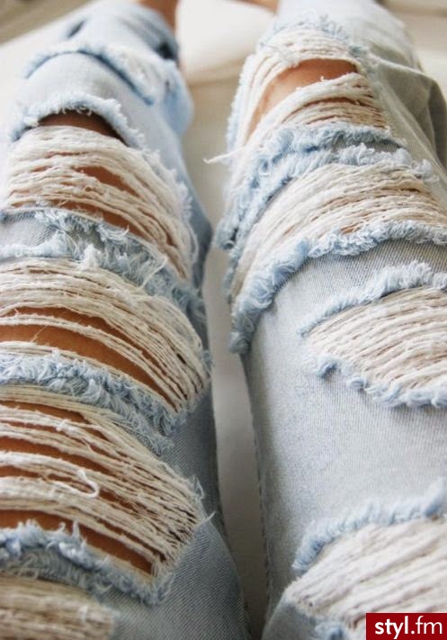 Jeansy Spodnie Moda