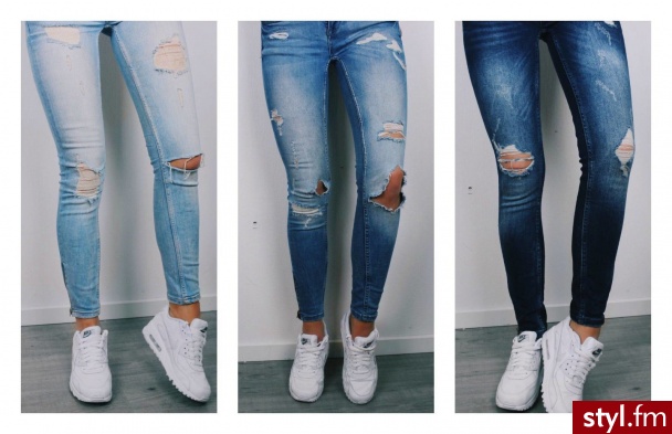 Jeansy Spodnie Moda