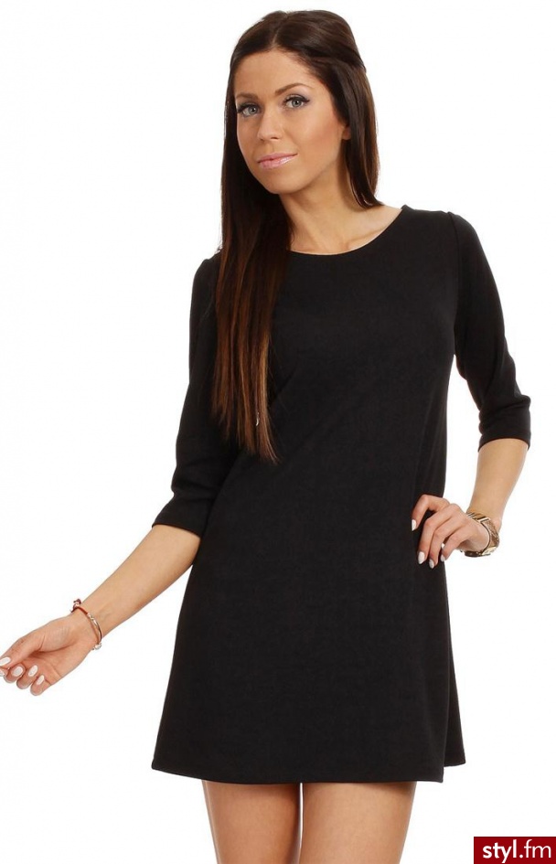 MOE TUNIKA 029 (czarny) - Tuniki Ciuchy Moda
