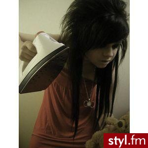 EMO Alternatywne Średnie Fryzury