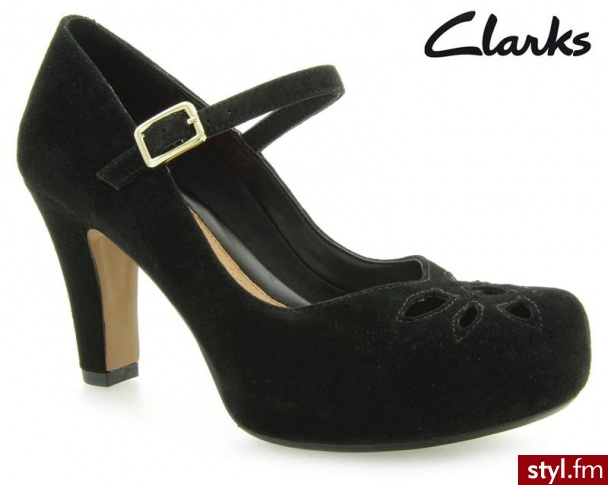 Clarks Concert Ticket Black Sde - Czółenka Buty Moda