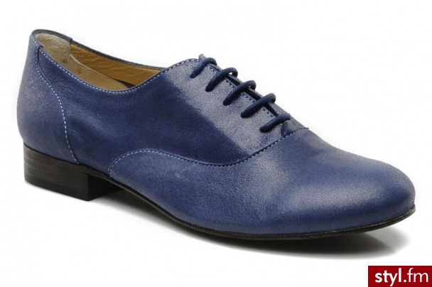 Georgia Rose BUTY SZNUROWANE MESSIA BY GEORGIA ROSE (Niebieski) - Balerinki Buty Moda