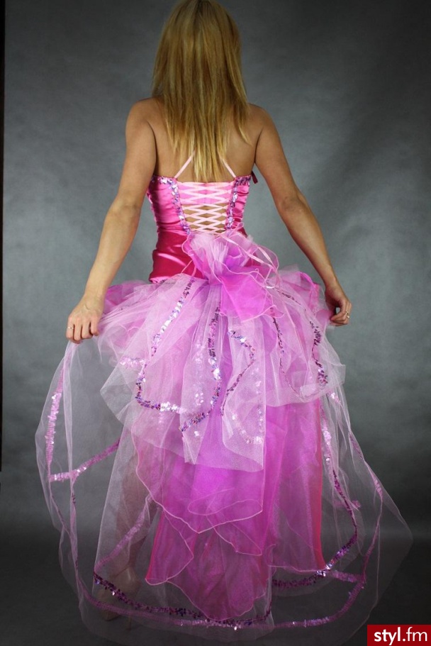 Sukienka jak dla Laleczki Barbie - Pozostałe Ciuchy Moda