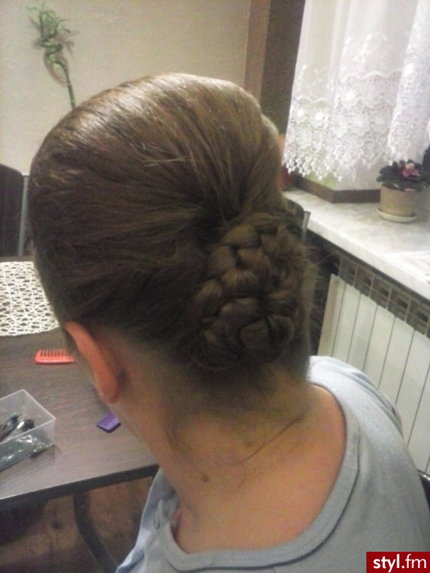 Blond Upięcie Proste Na co dzień Średnie Fryzury