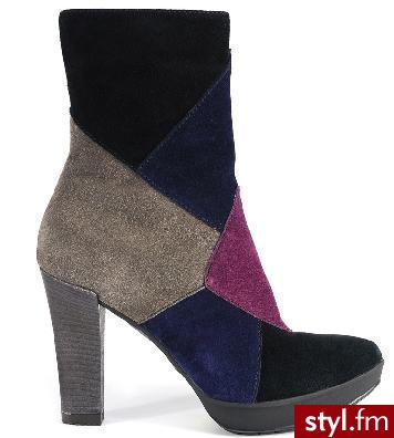 Venezia. Venezia, buty na koturnie obcas z 8cm, za kostkę - Pozostałe Buty Moda