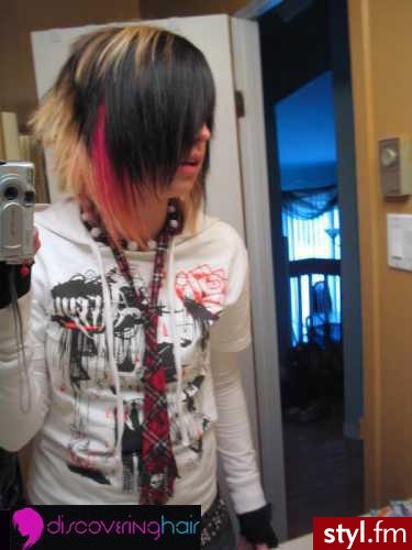 EMO Alternatywne Średnie Fryzury