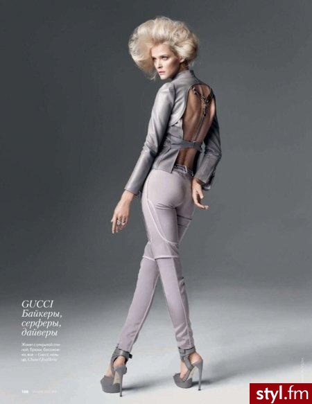 Elle Russia 2010 Carmen Kass fot. Marcin Tyszka. Elle Russia 2010 Carmen Kass fot. Marcin Tyszka - Pozostałe Ciuchy Moda