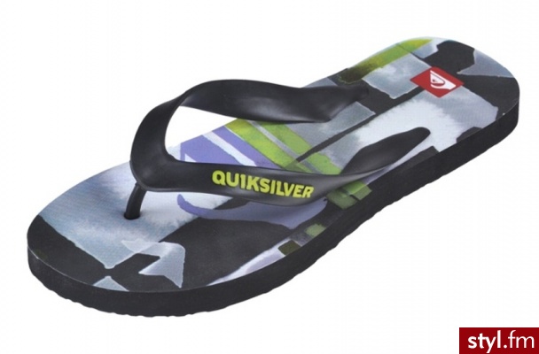 Quiksilver Japonki No Critical Bges Wielokolorowy - Klapki Buty Moda