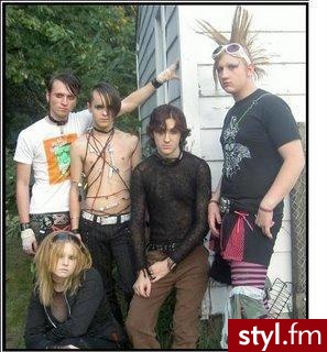 EMO Alternatywne Średnie Fryzury