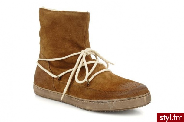 Eden PÓŁBUTY I BOTKI ALBOUSSE BY EDEN (Brązowy) - Botki Buty Moda